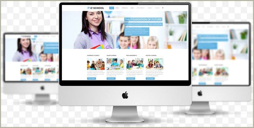 College Home Page Template Free Download