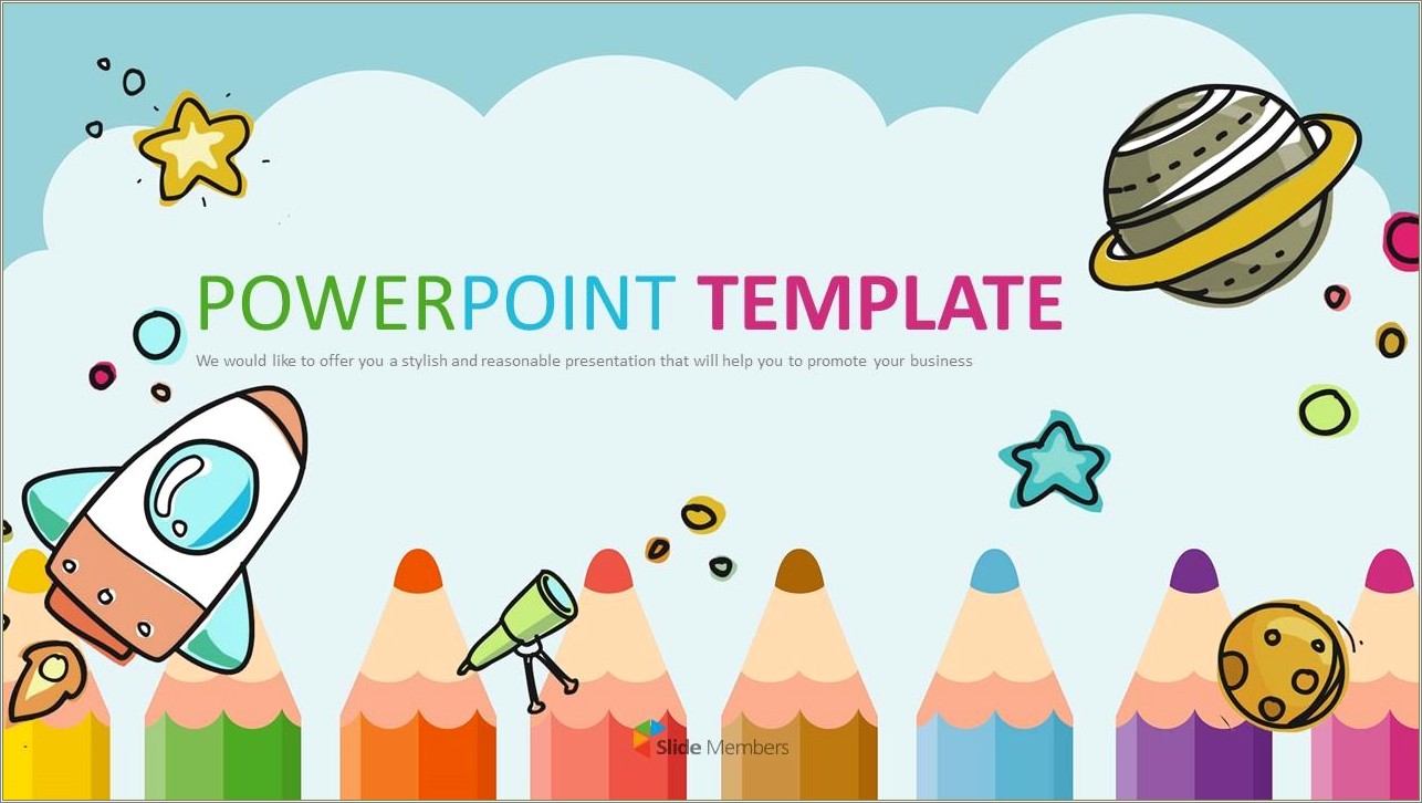 Colored Pencil Powerpoint Templates Free Download