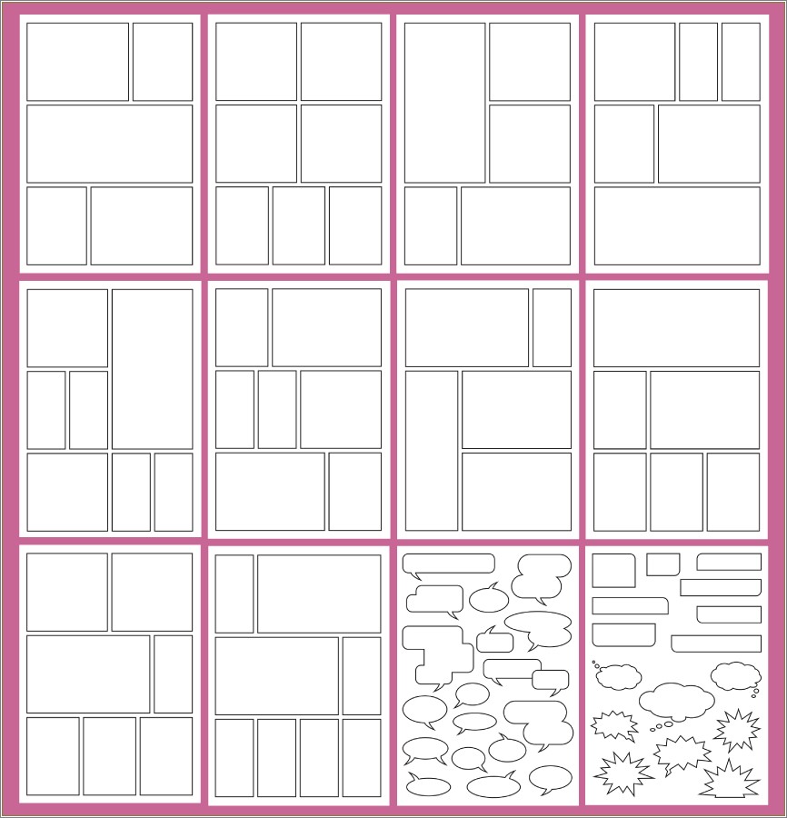 Comic Strip Template For Students Free