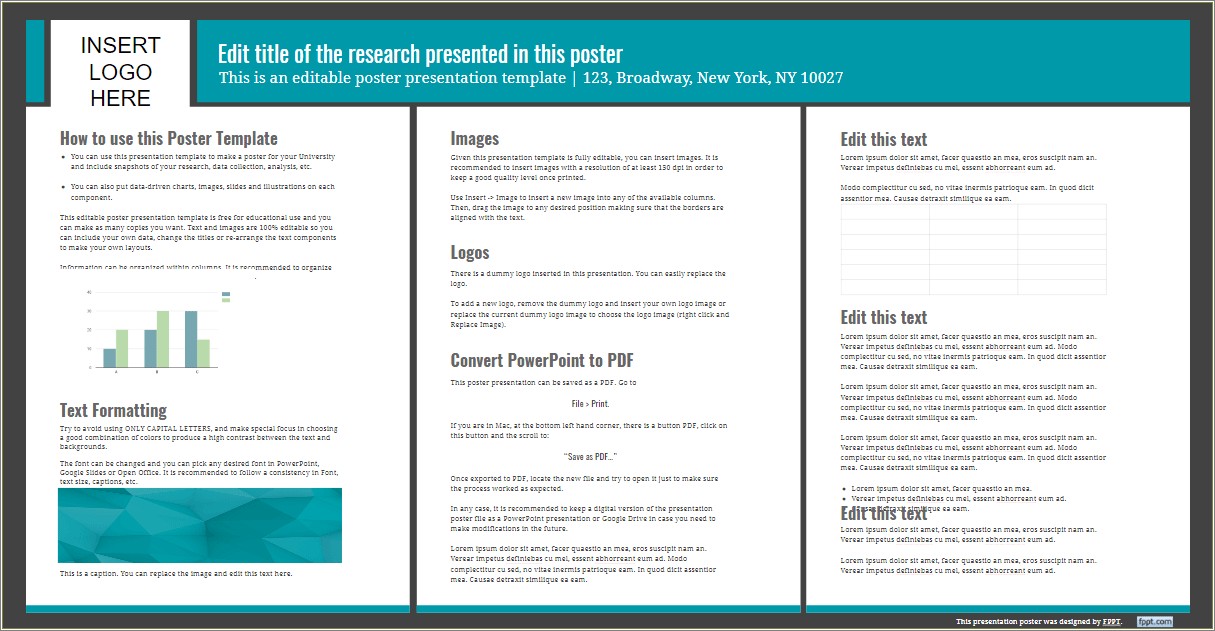 Conference Poster Presentation Template Free Download