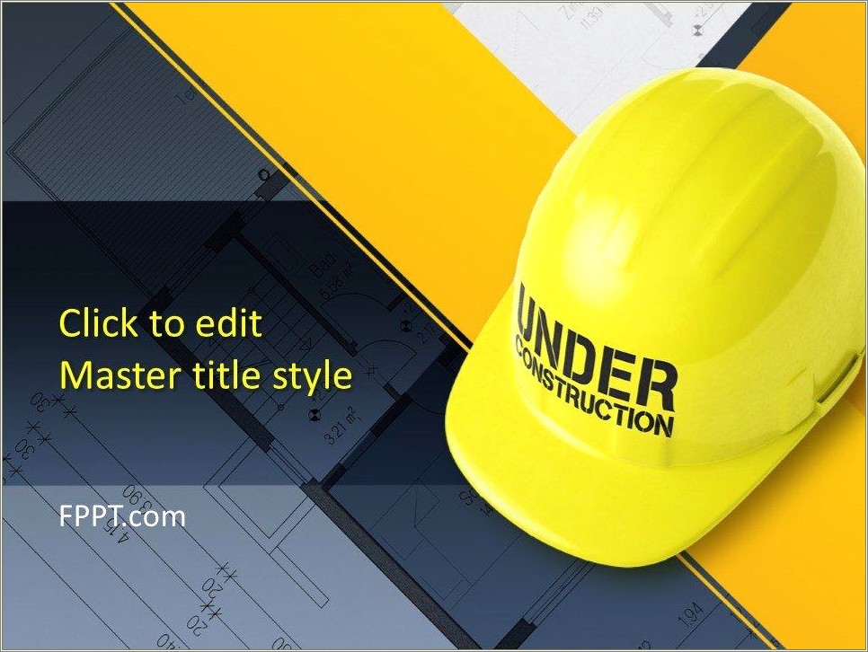 Construction Related Powerpoint Templates Free Download