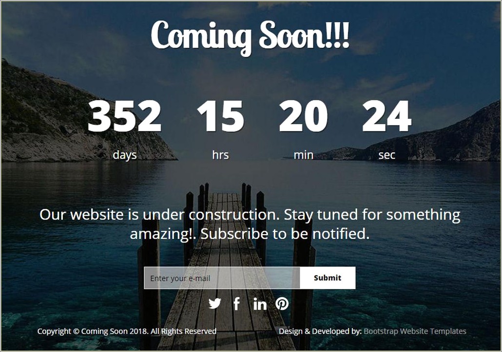 Construction Web Page Templates Free Download