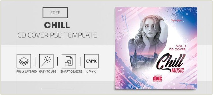 Cool Music Cover Template Psd Free