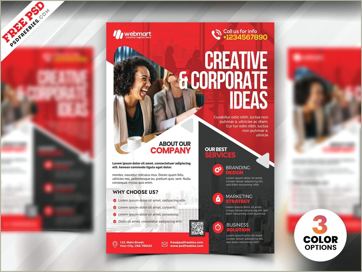 Corporate A4 Brochure Templates Free Download