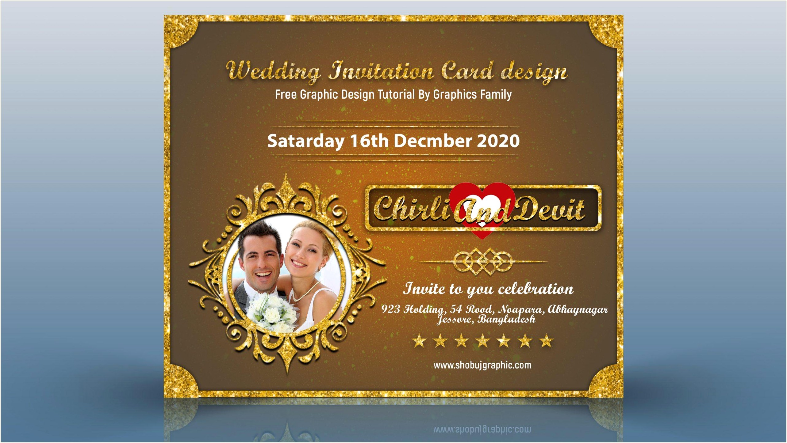 Corporate Invitation Card Design Template Free