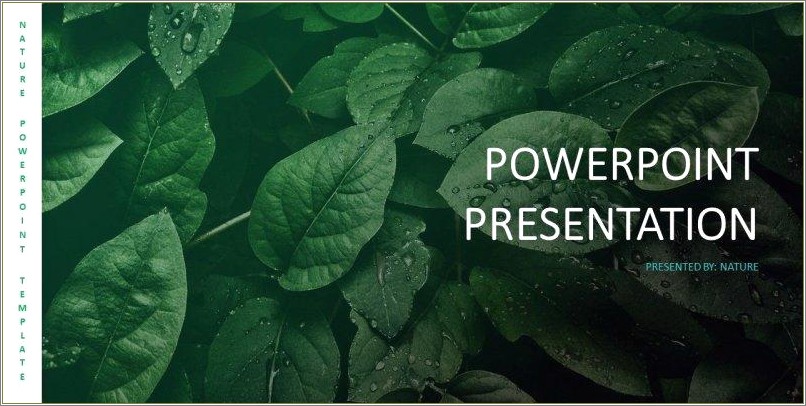 Creative Powerpoint Nature Templates Free Download