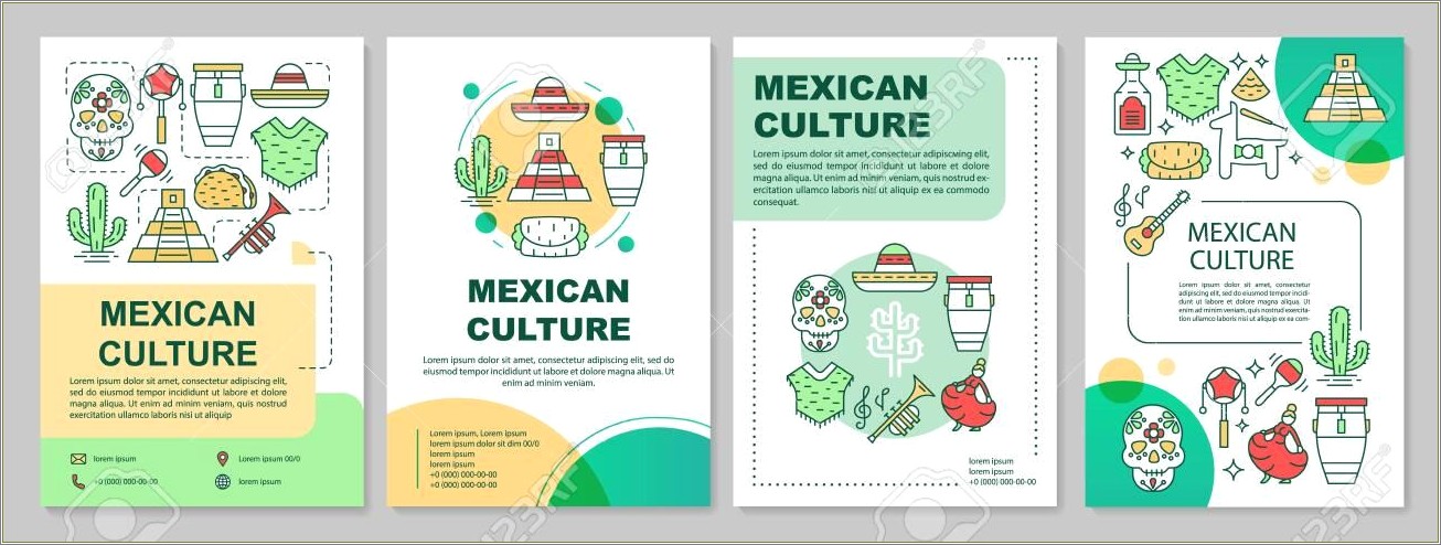 Cultural Brochure Design Templates Free Download