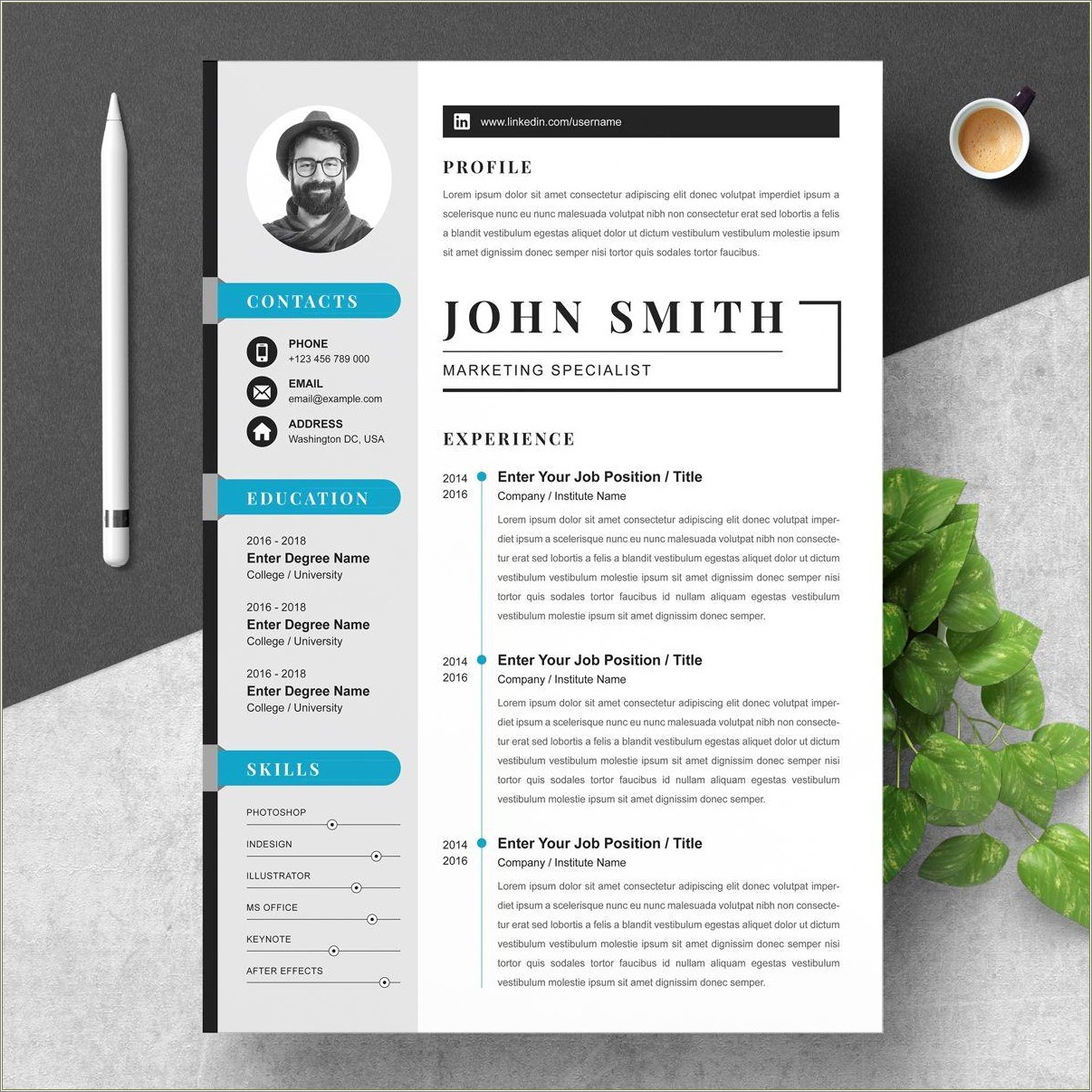 Cv After Effects Template Free Download