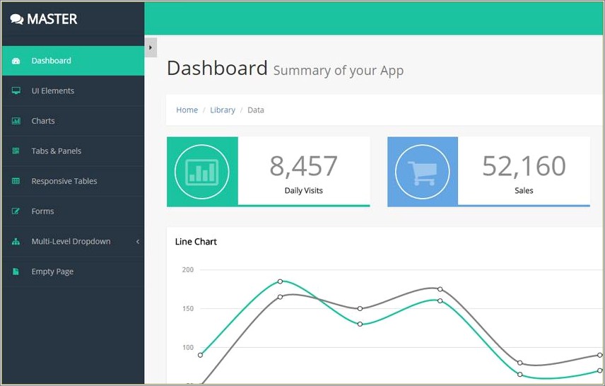 Dashboard Template Html5 Css3 Free Download