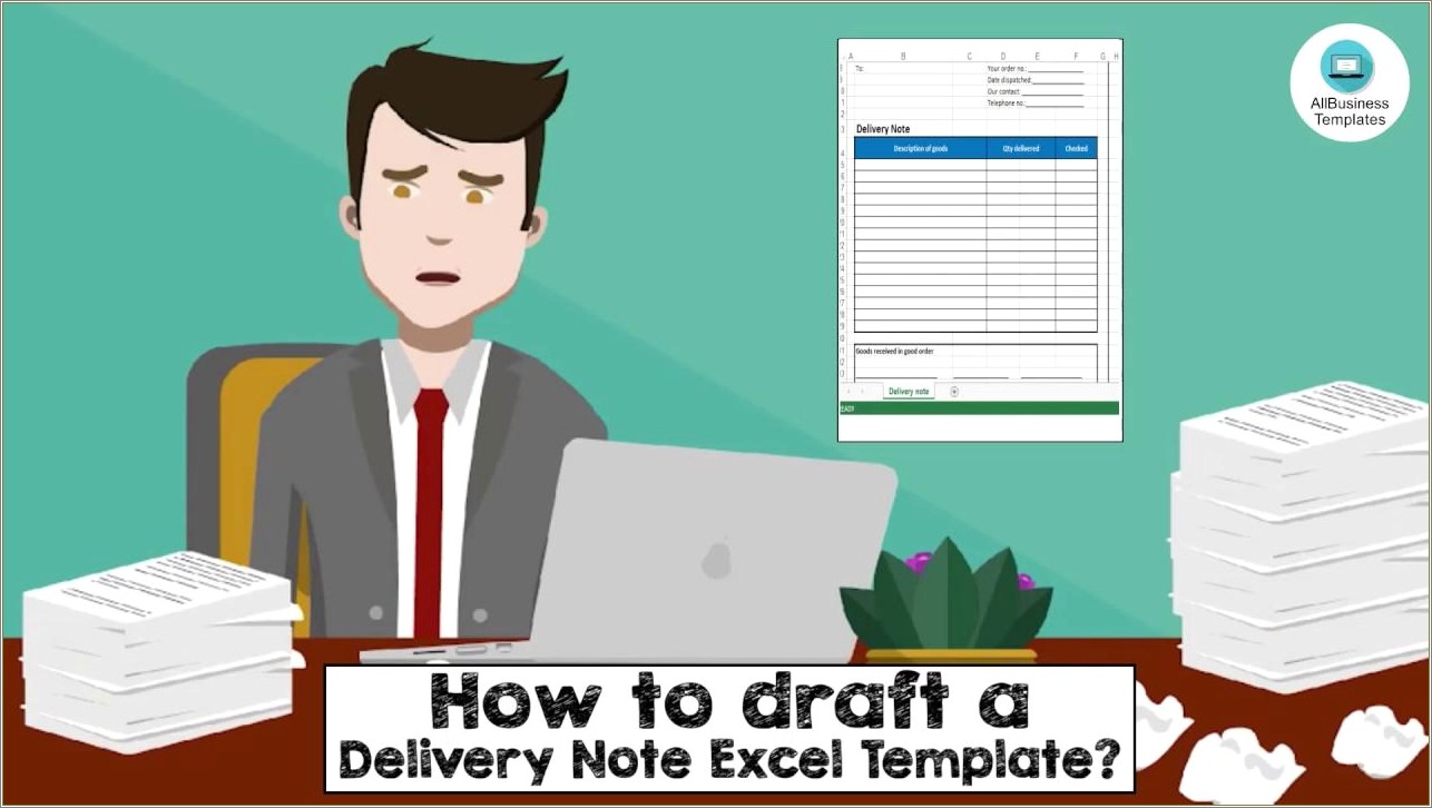 Delivery Note Template Xls Free Download
