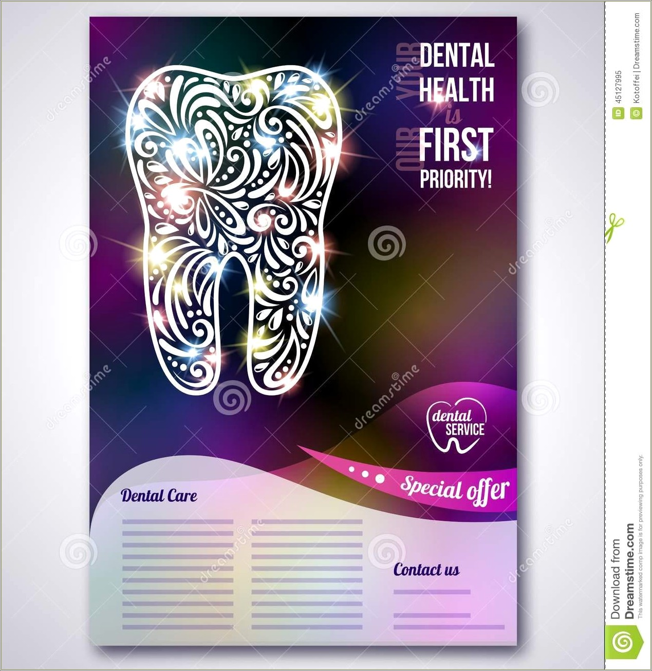 Dental Brochure Design Templates Free Download