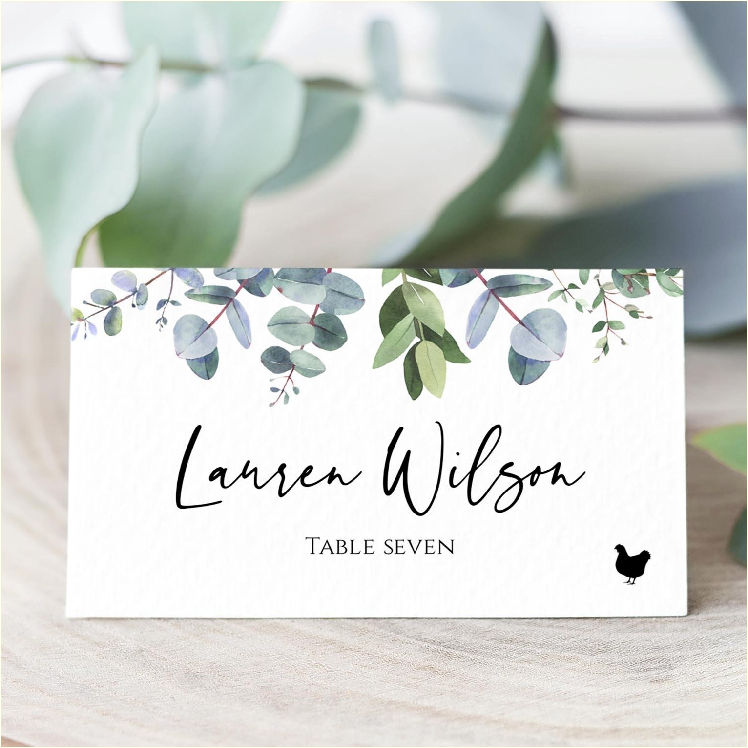 Dinner Place Card Template Free Download