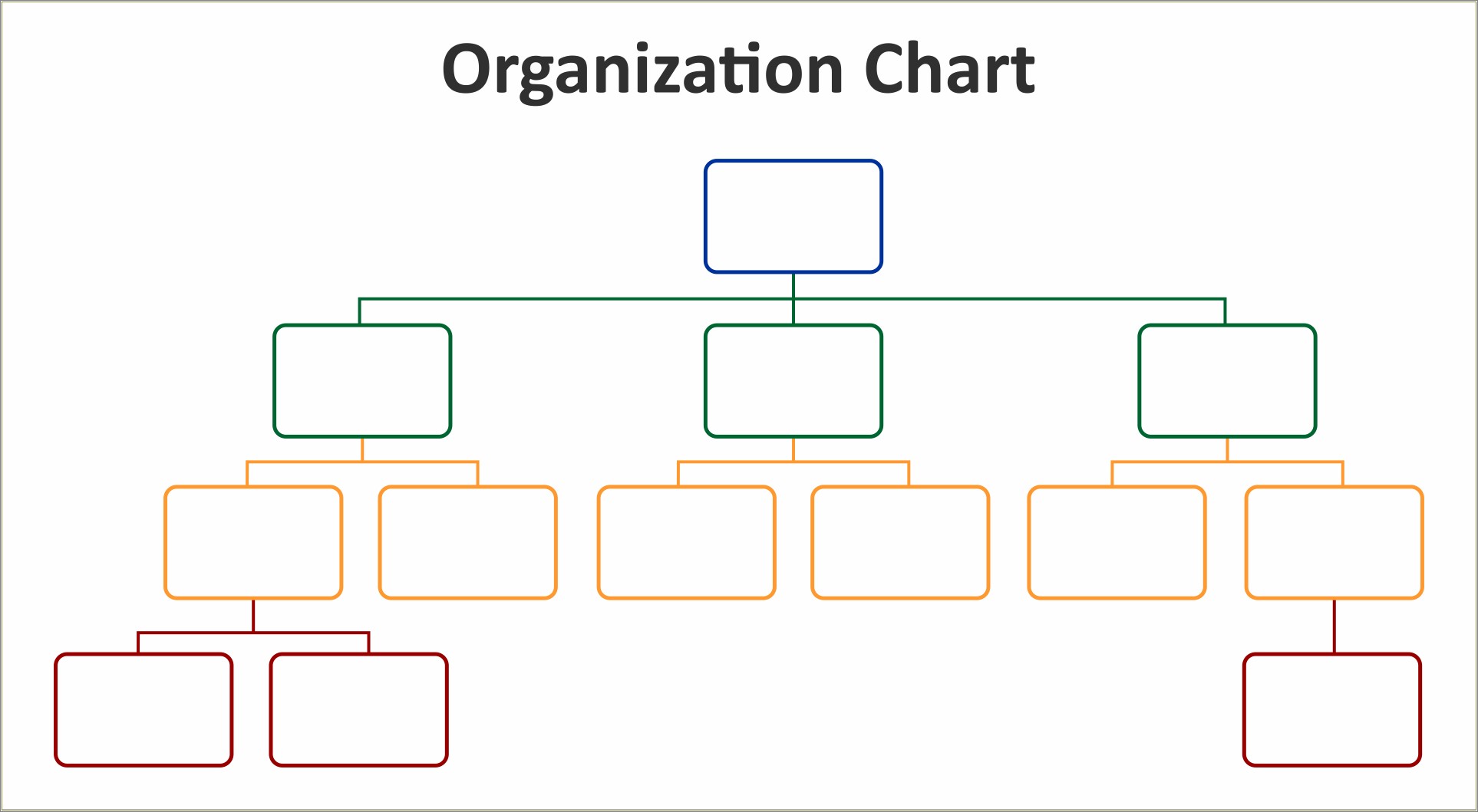 Download A Free Organizational Chart Template
