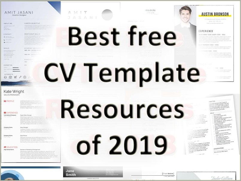 Download Cv Template Word Free 2018