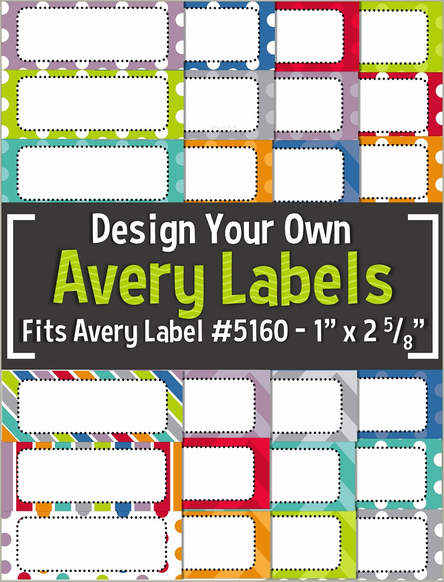 Download Free Blank Avery 5160 Templates