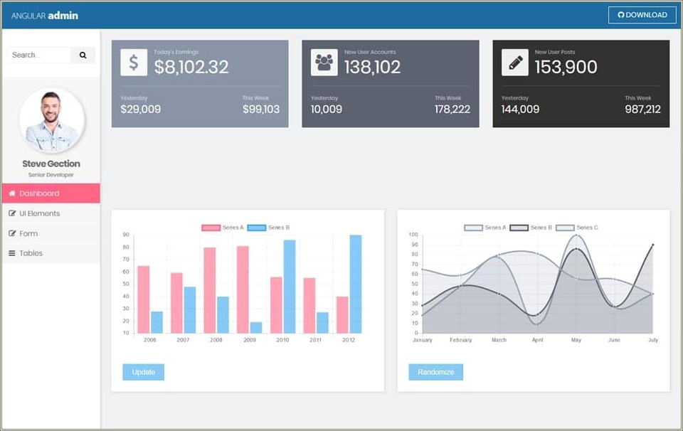 Download Free Bootstrap Templates For Admin