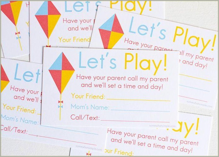 Download Free Play Date Invitation Template