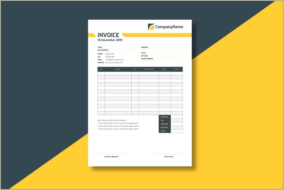 Download Free Proforma Invoice Excel Template