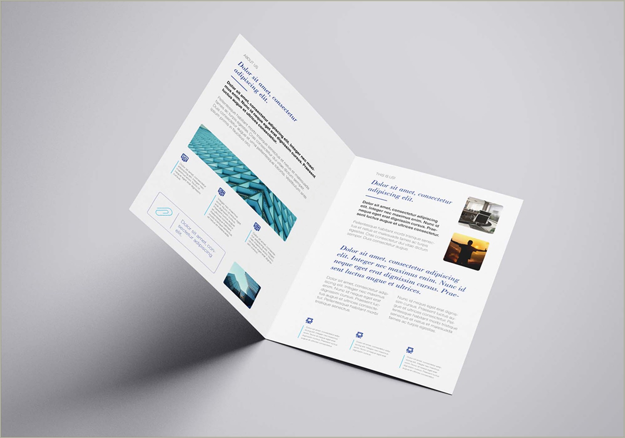 Downloadable Two Fold Brochure Templates Free