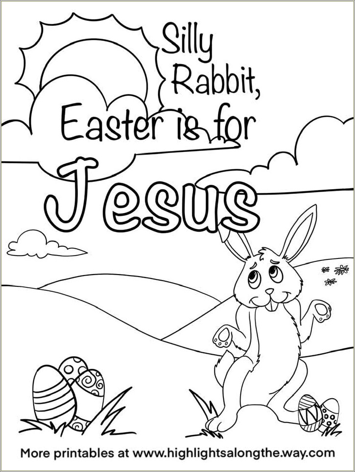 Easter Bunny Templates Printable Free Color