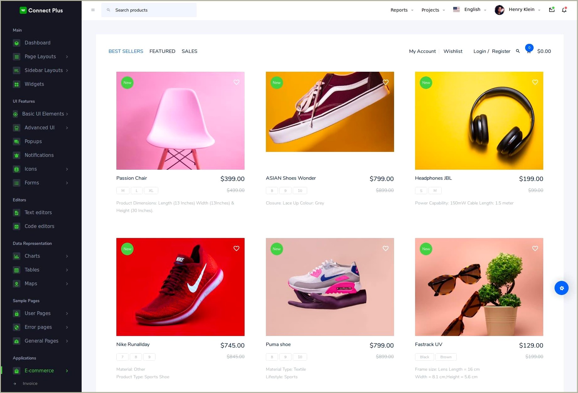 Ecommerce Web Page Templates Free Download