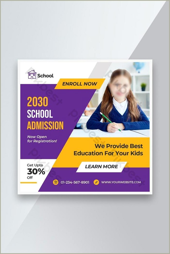 Education Banner Template Psd Free Download