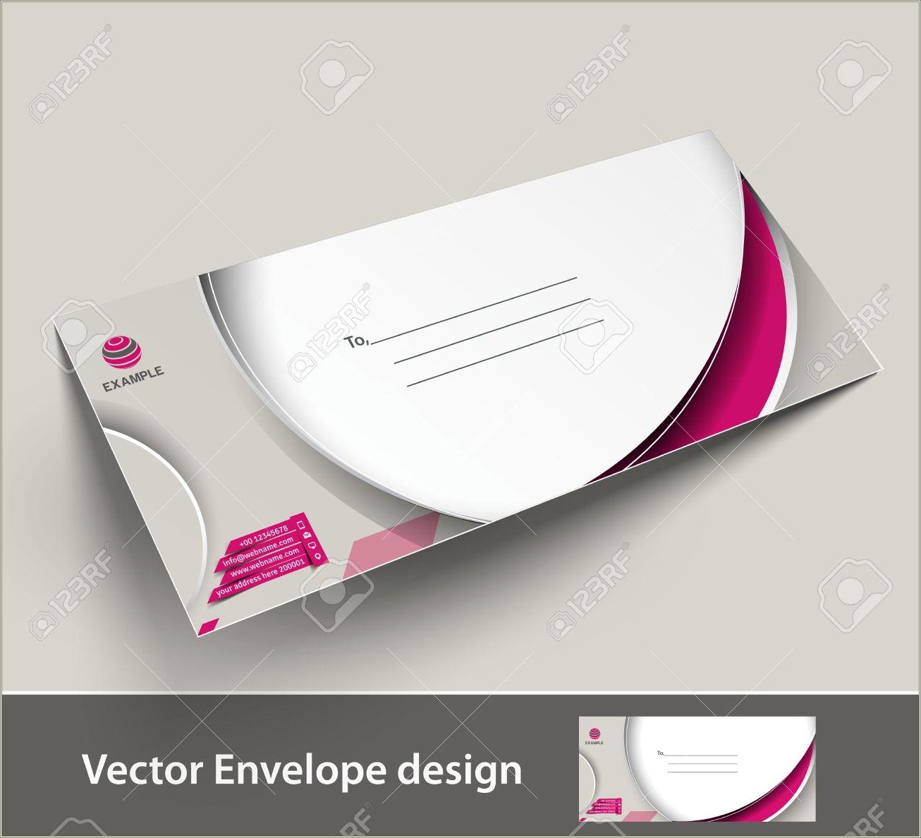 Envelope Design Template Vector Free Download