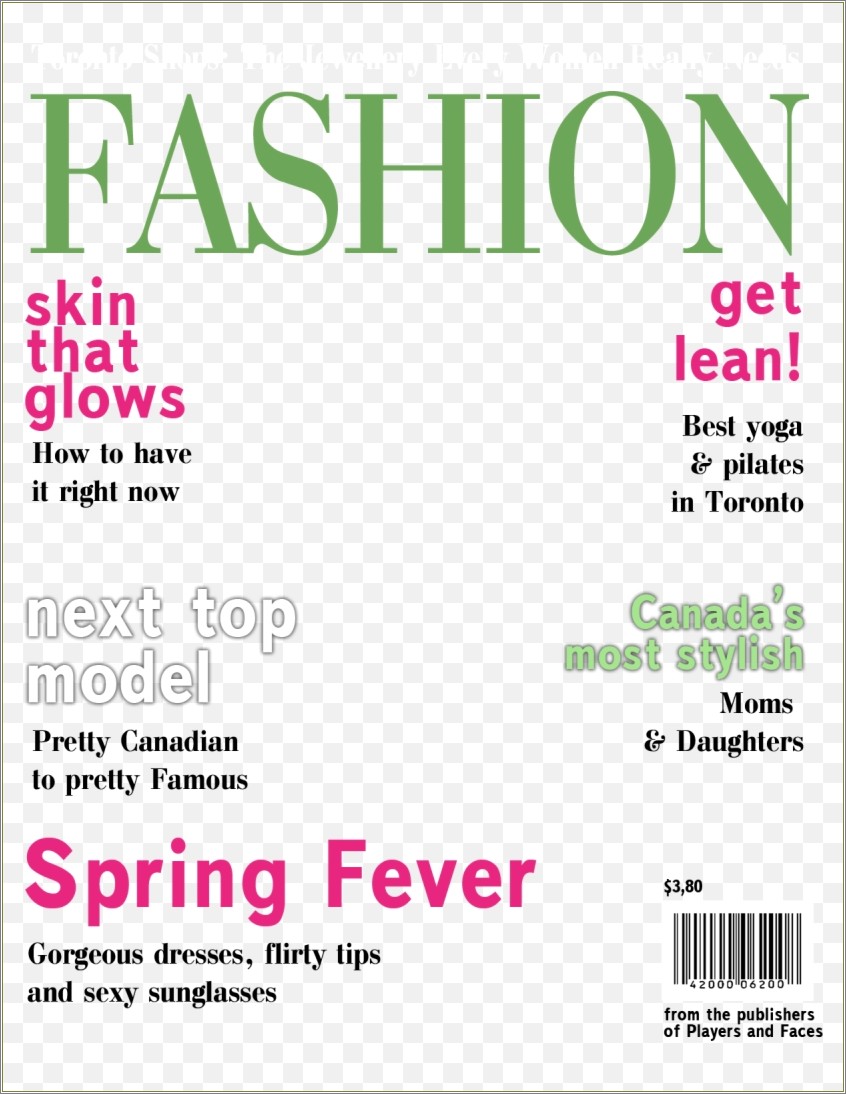 Fashion Magazine Psd Template Free Download
