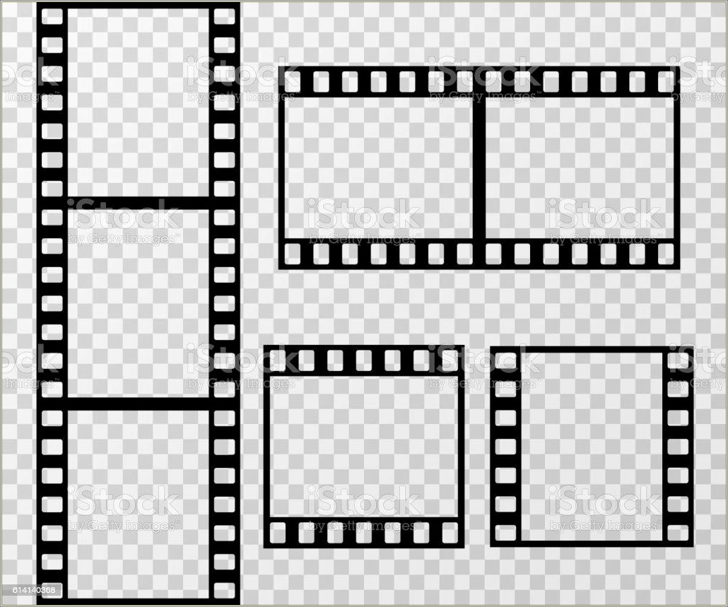 Film Strip Template For Photos Free