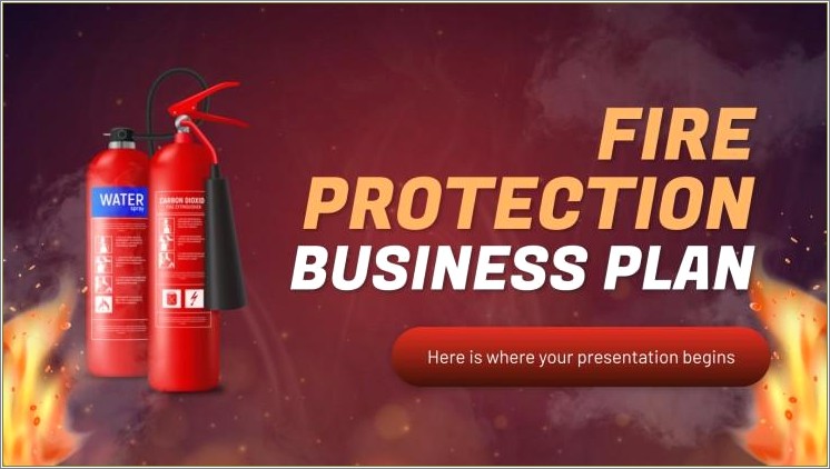Fire Sprinkler Powerpoint Template Free Download
