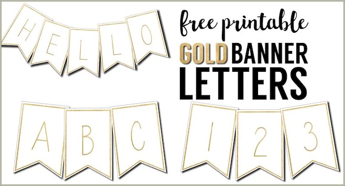 First Birthday Gold Free Printable Templates