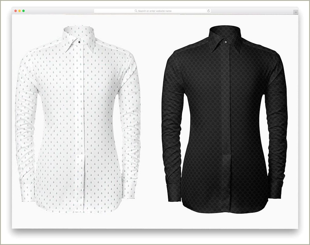Formal Shirt Template Psd Free Download