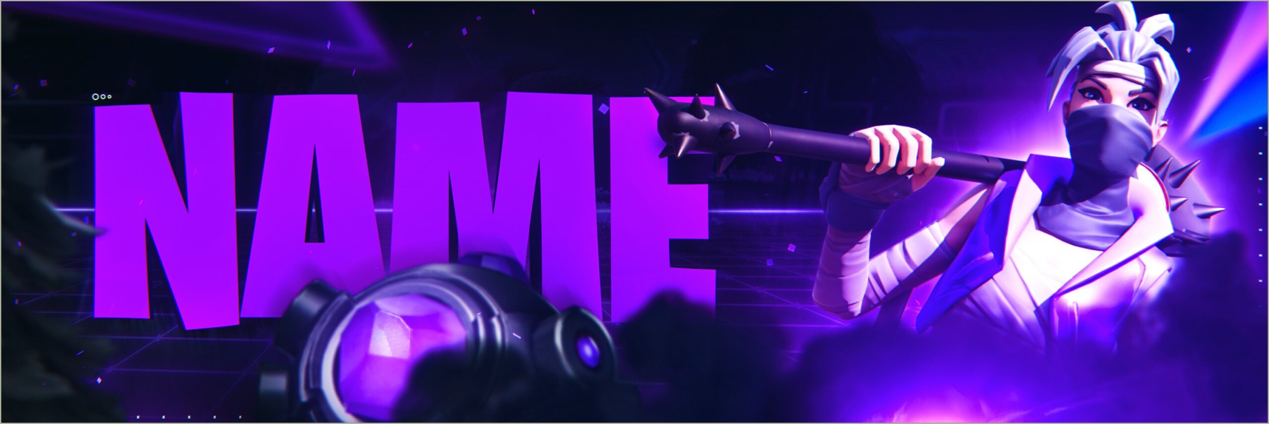 Fortnite Banner Template No Text Free