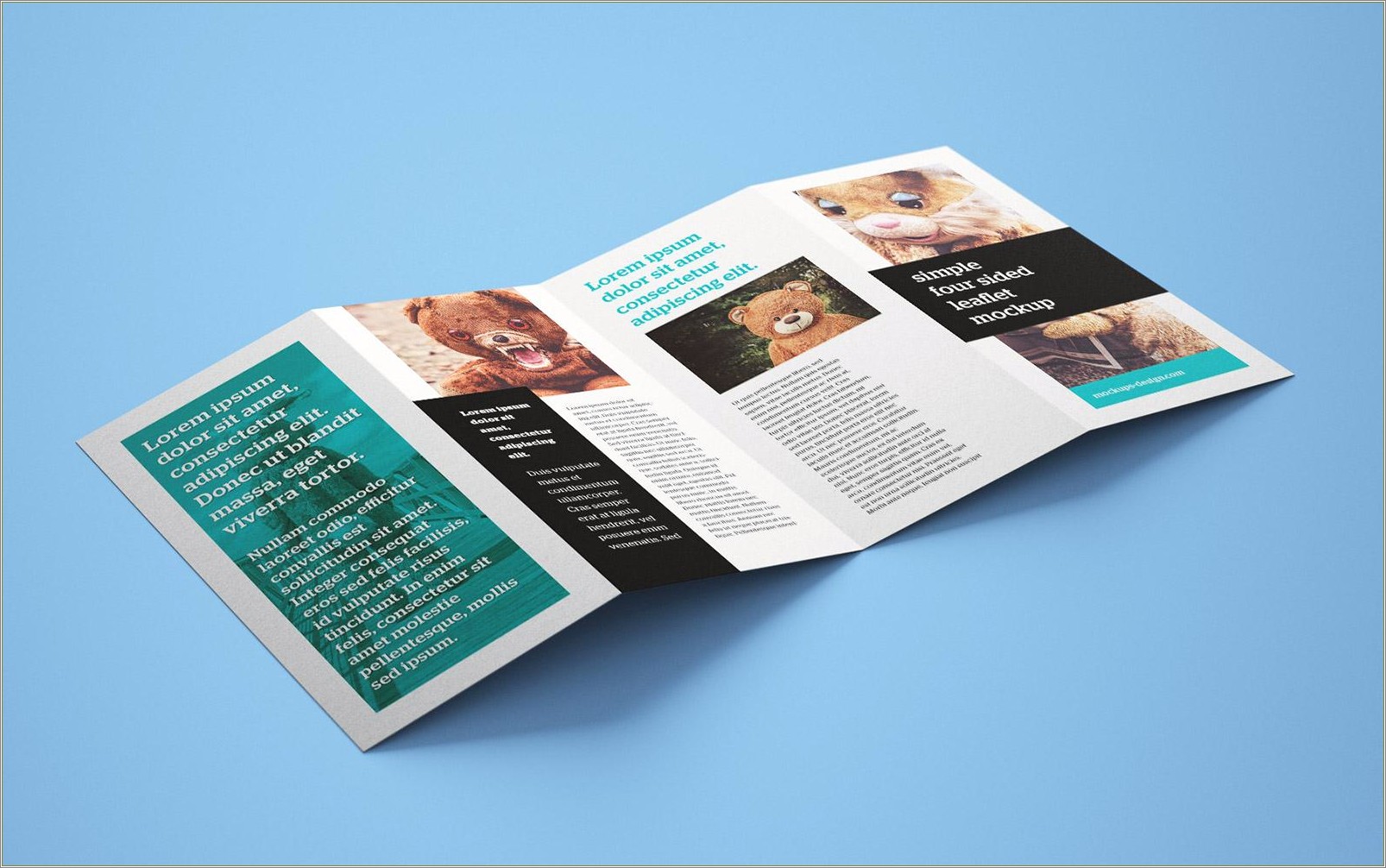 Four Fold Brochure Template Free Download