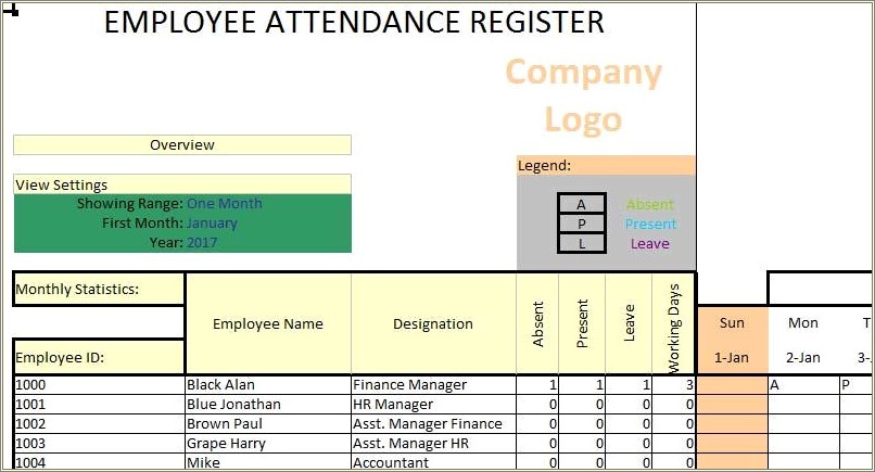 free-2019-employee-attendance-record-template-resume-example-gallery