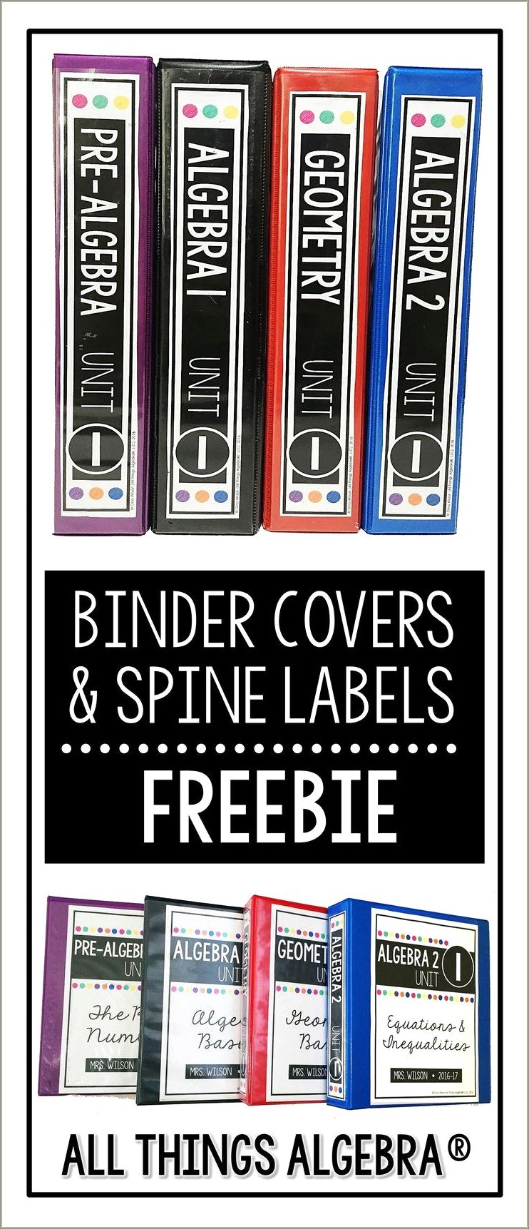 Free 3 Ring Binder Cover Templates