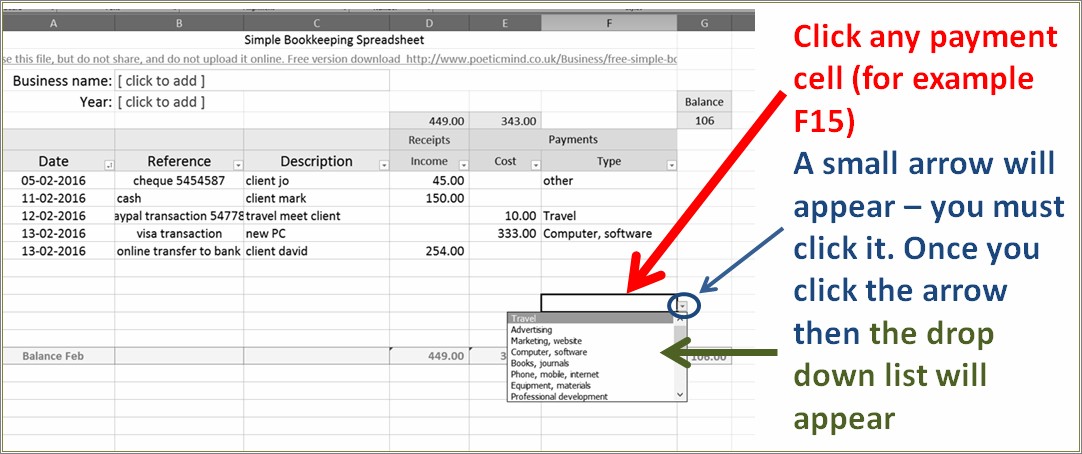 Free Accounting Spreadsheet Templates Excel Uk