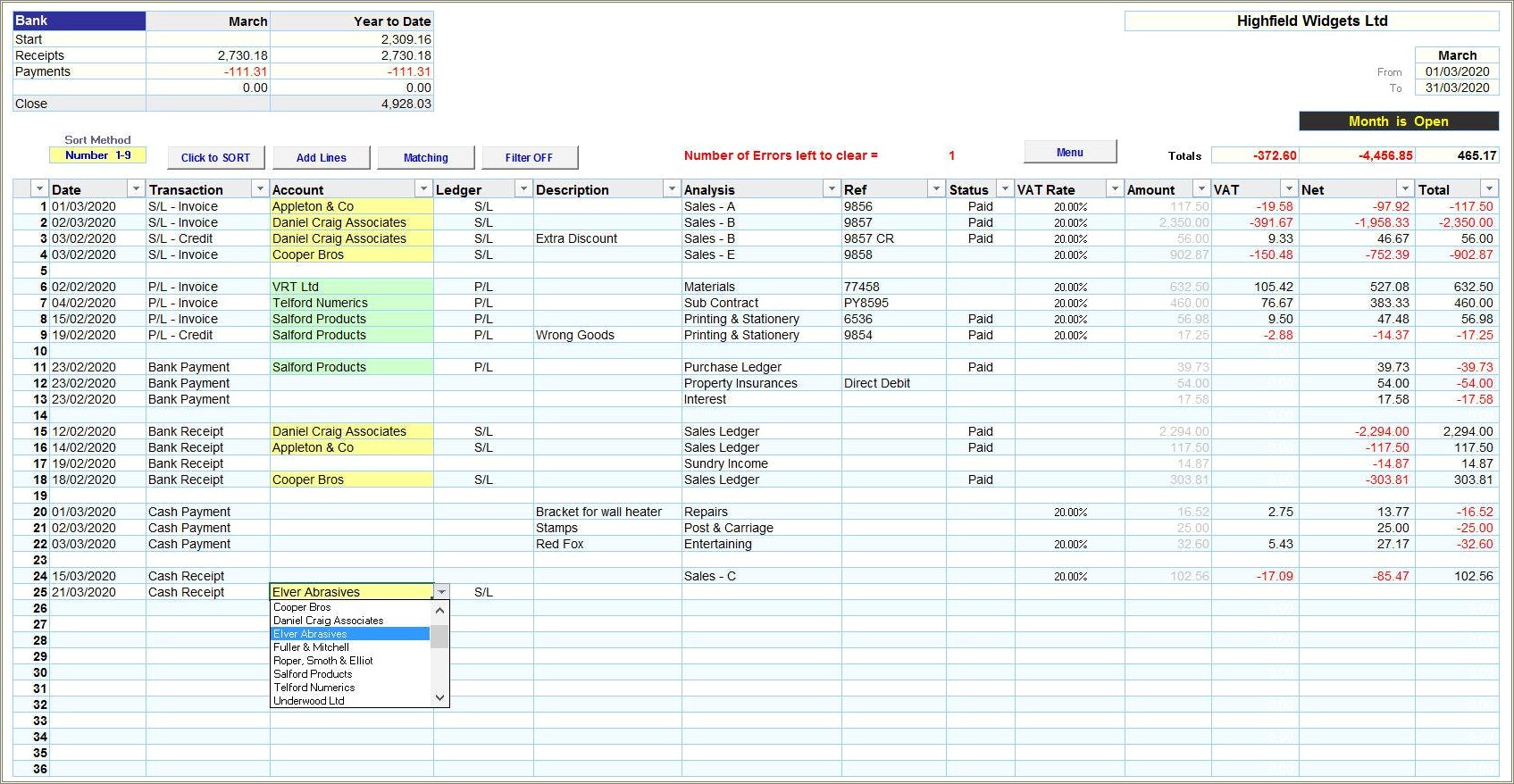 Free Accounting Templates In Excel Sheet