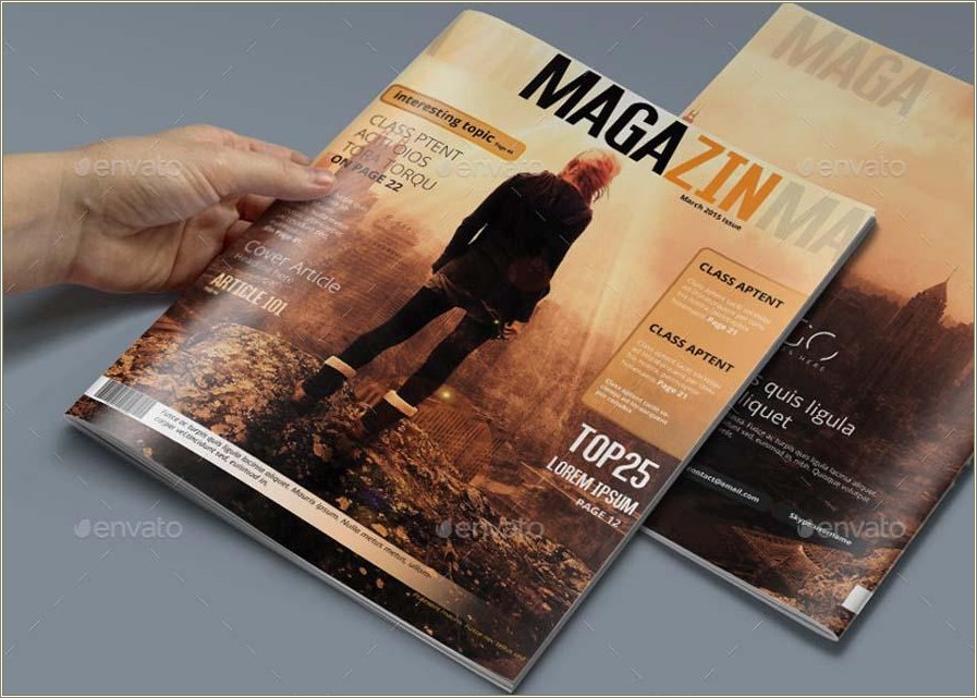 Free Adobe Indesign Magazine Cover Templates