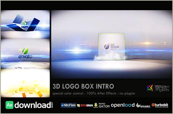Free After Effects 3d Logo Templates