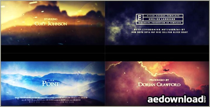 Free After Effects Cinematic Intro Templates