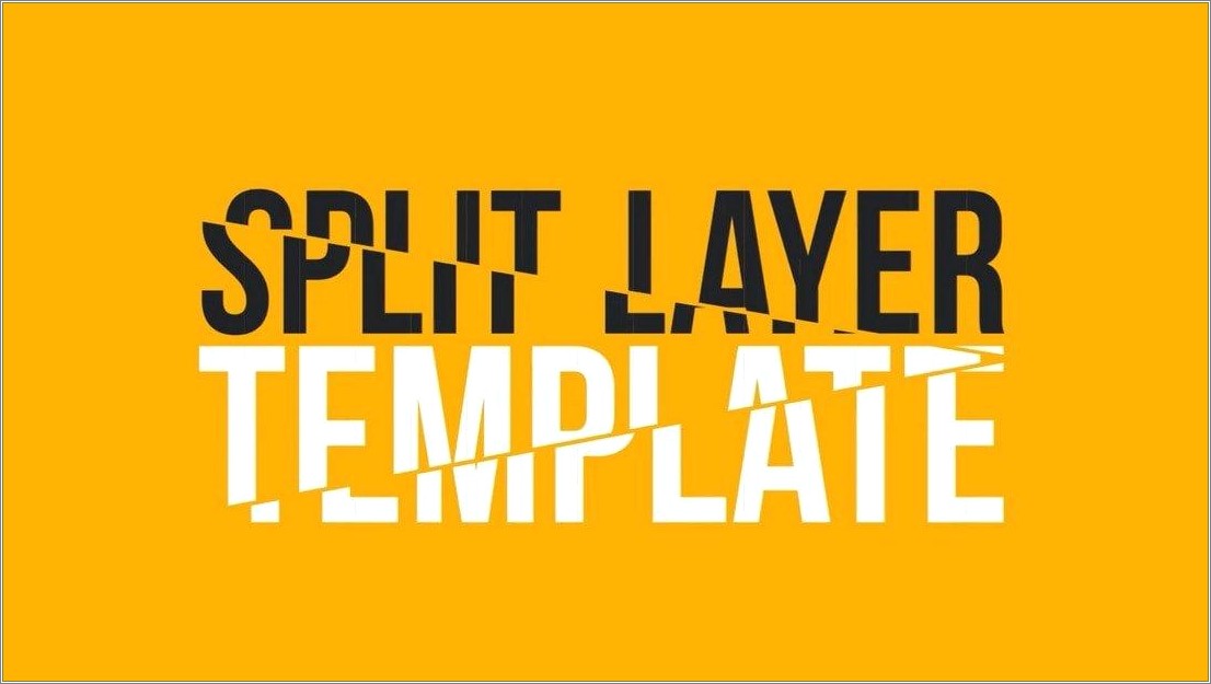 Free After Effects Split Screen Template