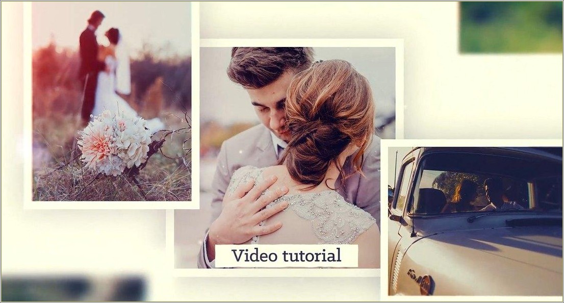 Free After Effects Template Wedding Slideshow