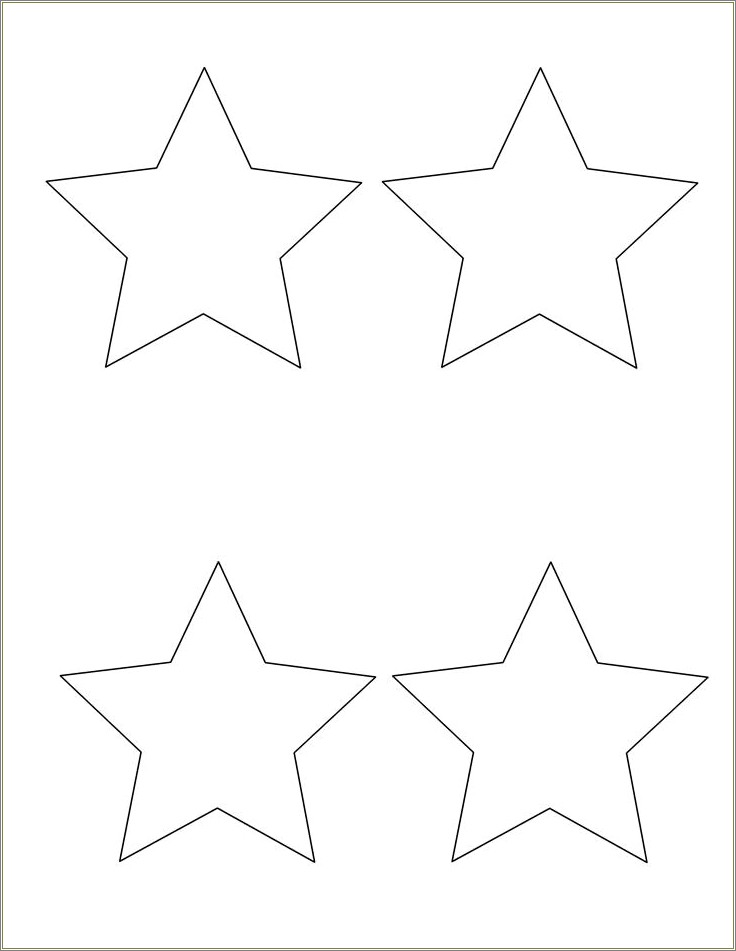 Free American Flag Star Template Printable