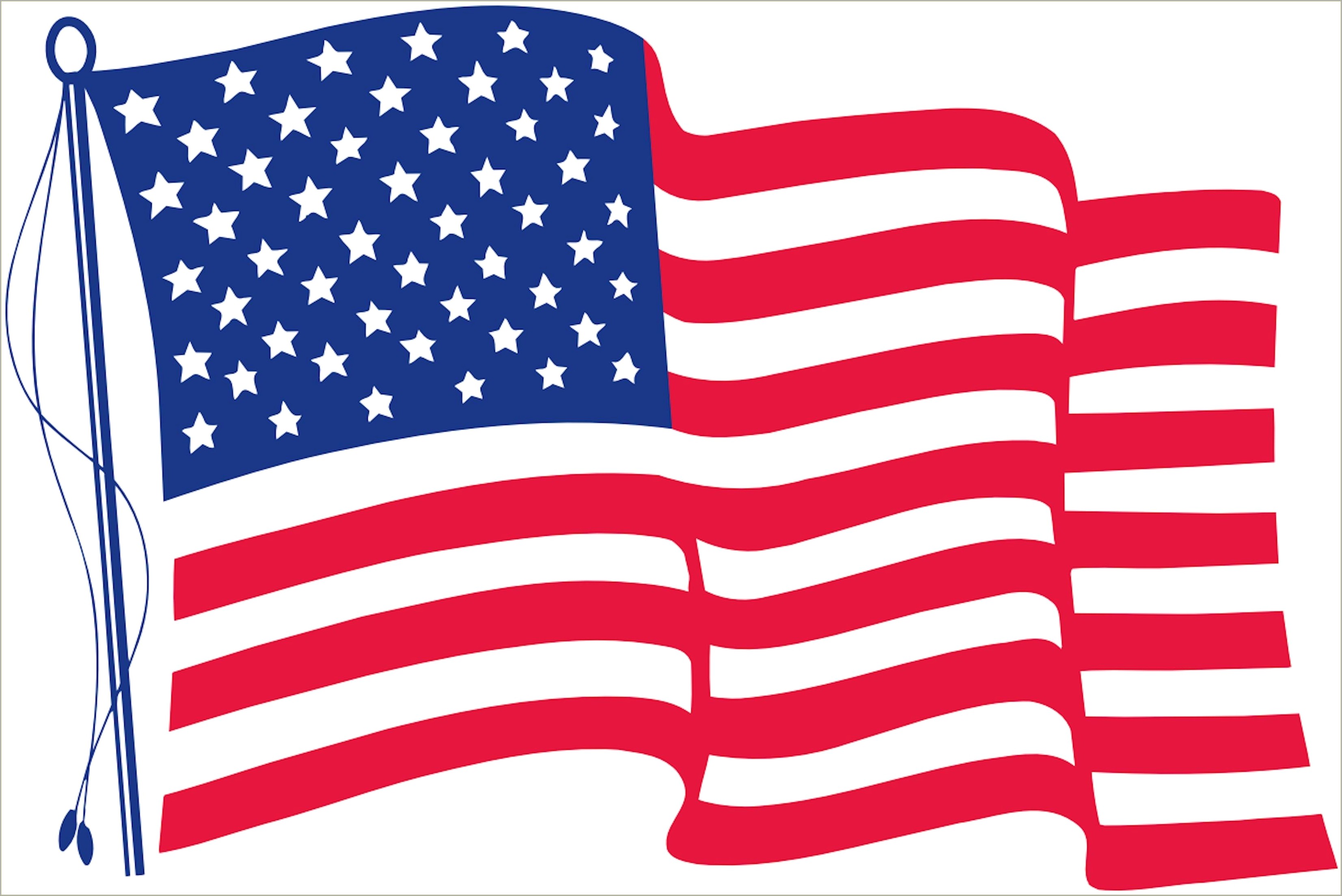 Free American Flag Template For Word