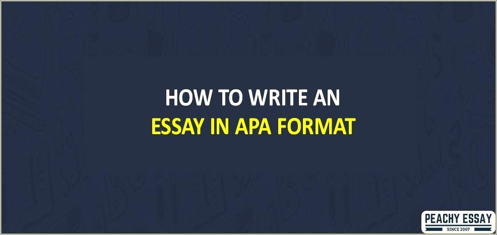 Free Apa Format Template Word 2007