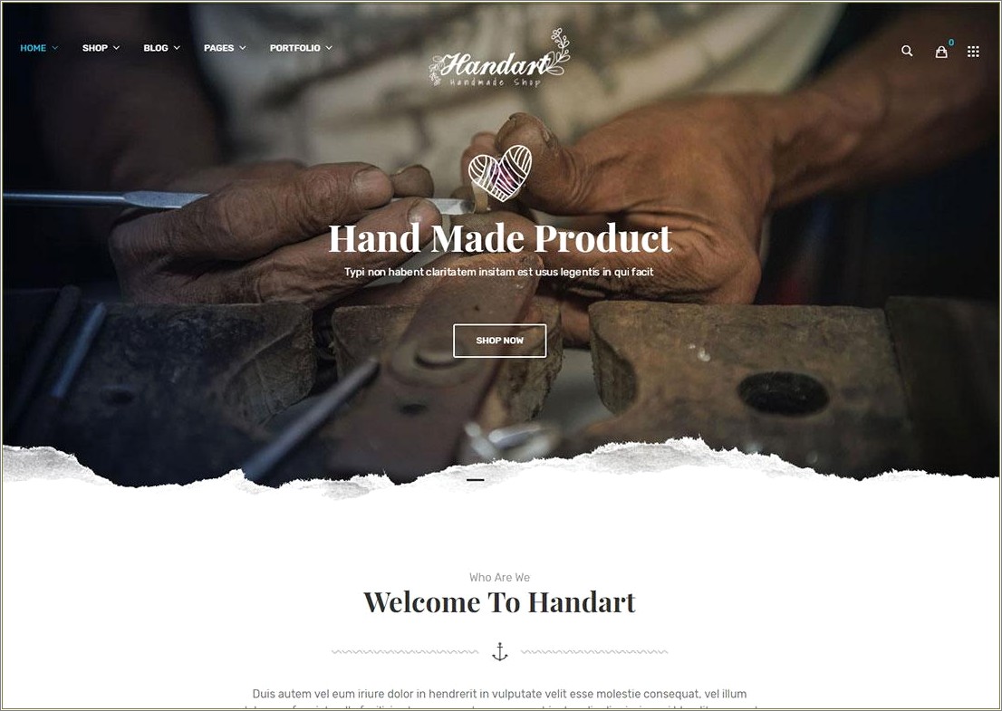 Free Art And Craft Ecommerce Templates