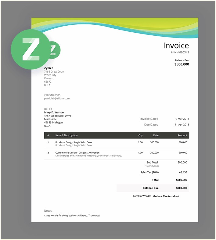 Free Australian Tax Invoice Template Excel