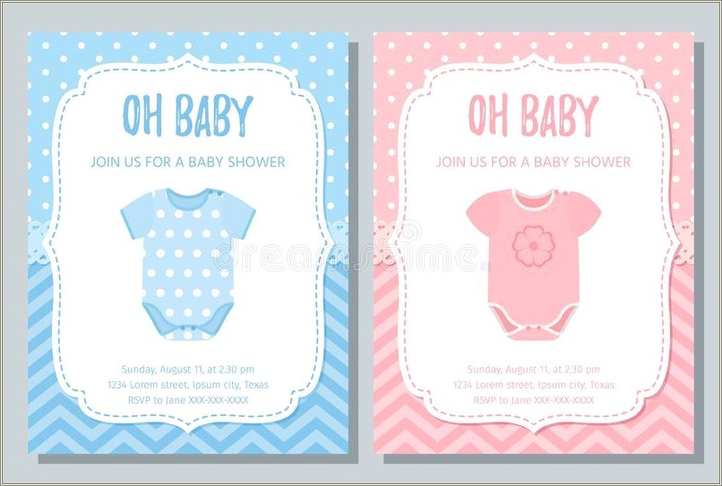 Free Baby Shower Onesie Invitation Templates