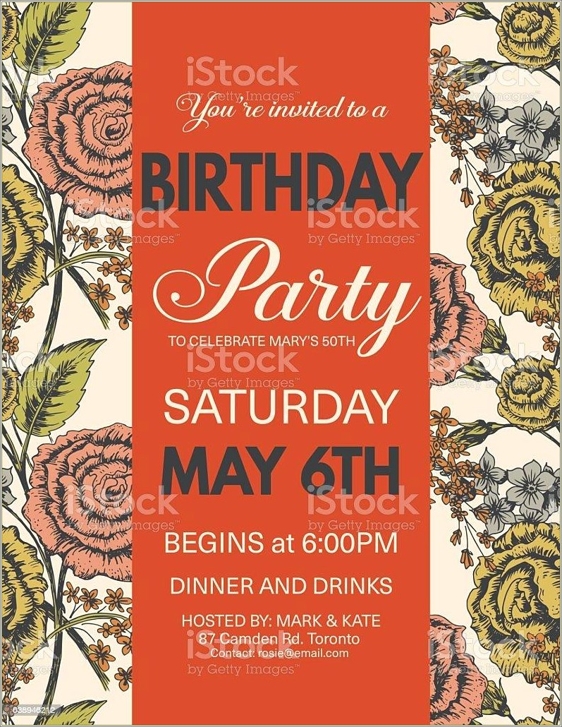 Free Birthday Art Party Invitation Templates
